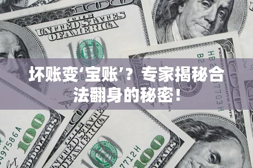 北京坏账变‘宝账’？专家揭秘合法翻身的秘密！