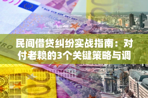 北京民间借贷纠纷实战指南：对付老赖的3个关键策略与调解盲区解析