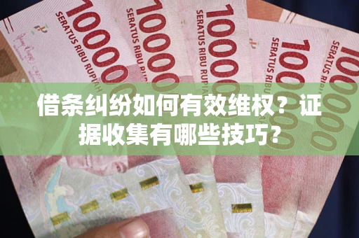 北京借条纠纷如何有效维权？证据收集有哪些技巧？